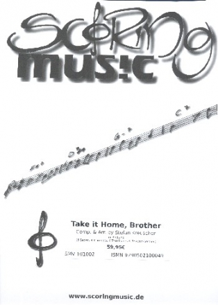 Take it home Brother fr Big Band Partitur und Stimmen