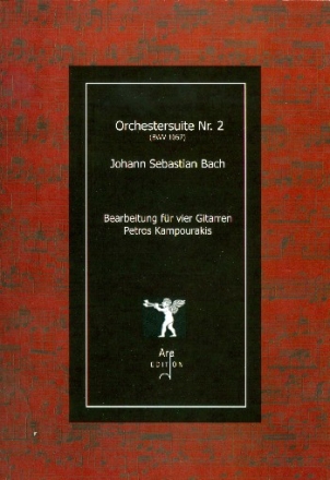 Suite BWV1067 Nr.2 fr 4 Gitarren Partitur und Stimmen