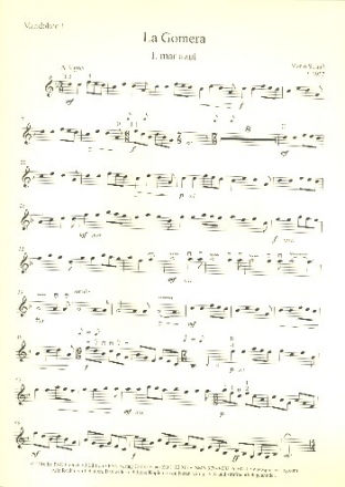 La Gomera fr Zupforchester Mandoline 1