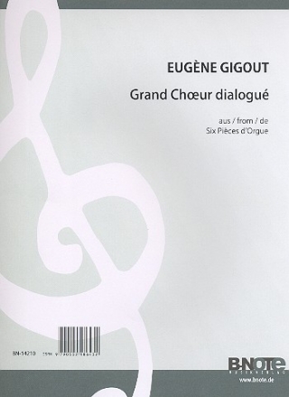 Grand choeur dialogu fr Orgel