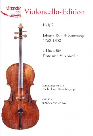 Duos fr Flte und Violoncello Partitur und Stimmen