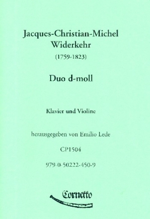 Duo d-Moll fr Violine und Klavier