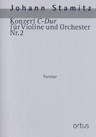 Konzert C-Dur Nr.2 fr Violine und Orchester Partitur