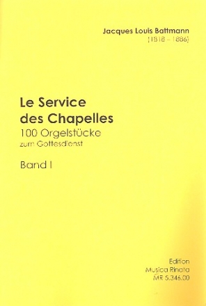 Les services des chapelles Band 1 - fr Orgel