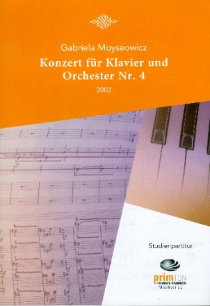 Konzert Nr.4 fr Klavier und Orchester Studienpartitur