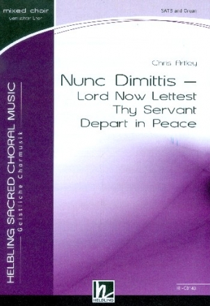 Nunc dimittis fr gem Chor und Orgel Partitur (en)
