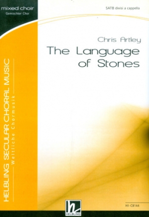 The Language of Stones fr gem Chor a cappella Partitur