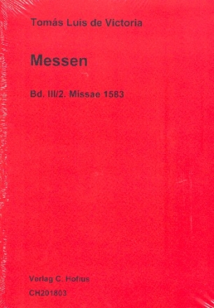 Werke Reihe 3 Band 2 Messen 1583 Partitur