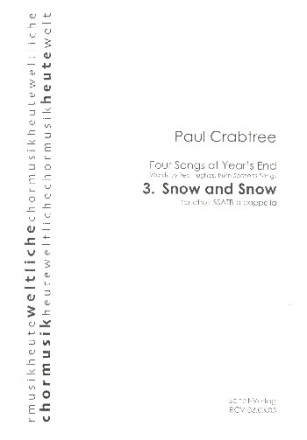Snow and Snow fr gem Chor a cappella Partitur