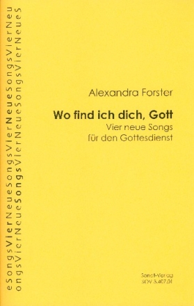 Wo find ich dich Gott fr  Gesang und Instrumente (gem Chor ad lib) Partitur und Instrumentalstimmen