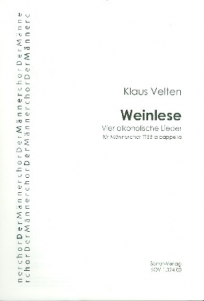 Weinlese fr Mnnerchor a cappella Partitur