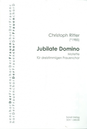 Jubilate Domino fr Frauenchor a cappella Partitur