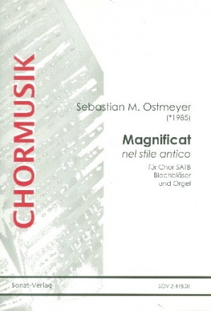 Magnificat nel stile antico fr gem Chor, Blechblser und Orgel Partitur