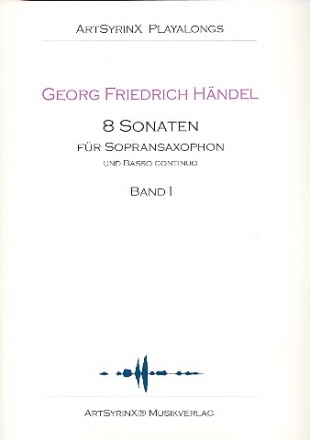 8 Sonaten Band 1 (+2 CD's) fr Sopransaxophon