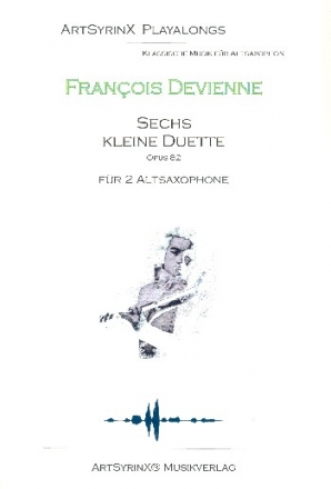 6 kleine Duette op.82 (+CD) fr 2 Altsaxophone Spielpartitur