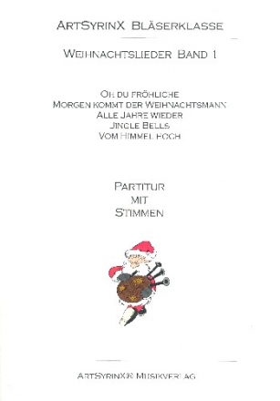 Weihnachtslieder Band 1 fr Blasorchester (Blserklasse) Partitur und Stimmen