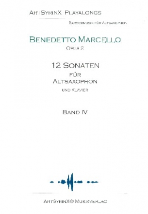 12 Sonaten op.2 Band 4 (Nr.10-12) (+CD) fr Altsaxophon und Bc Saxophonstimme