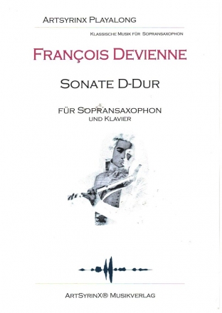 Sonate D-Dur (+CD) fr Sopransaxophon und Klavier Sopransaxophonstimme mit Playalong CD