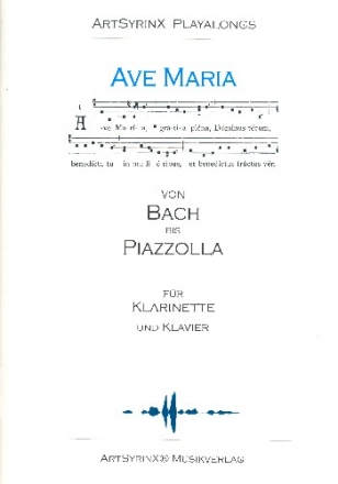 Ave Maria - Von Bach bis Piazzolla (+CD) fr Klarinette