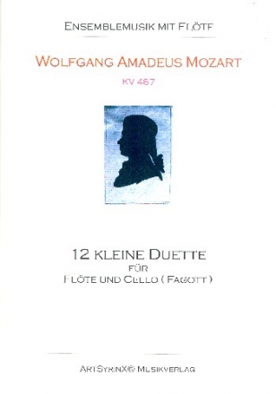 12 kleine Duette KV487 fr Flte und Violoncello (Fagott) Spielpartitur