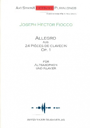 Allegro (+CD) fr Altsaxophon und Klavier Altsaxophonstimme