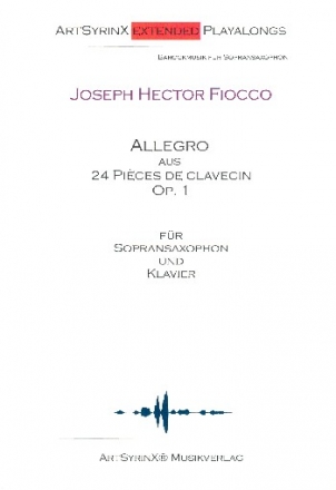 Allegro (+CD) fr Sopransaxophon und Klavier Sopransaxophonstimme