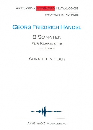 Sonate F-Dur Nr.1 HWV369 (+CD) fr Klarinette und Bc Klarinettenstimme
