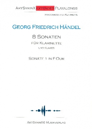 Sonate F-Dur Nr.1 HWV369 (+CD) fr Klarinette und Bc Klarinettenstimme