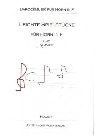 Leichte Spielstcke fr Horn und Klavier Klavierpartitur