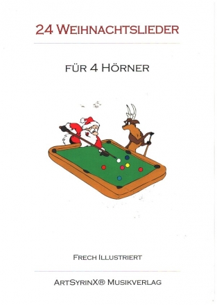 24 Weihnachtslieder fr 4 Hrner Spielpartitur