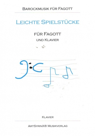 Leichte Spielstcke fr Fagott und Klavier Klavierpartitur