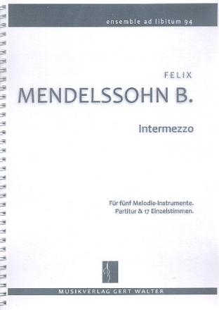 Intermezzo fr flexibles Ensemble Partitur und Stimmen