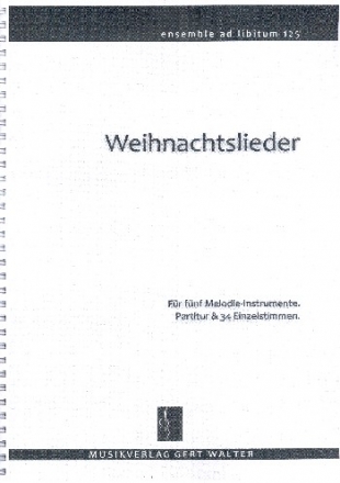 Weihnachtslieder fr flexibles Ensemble Partitur und Stimmen