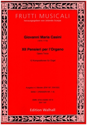 12 Pensieri per l'Organo Band 1 (Nr.1-6) fr Orgel