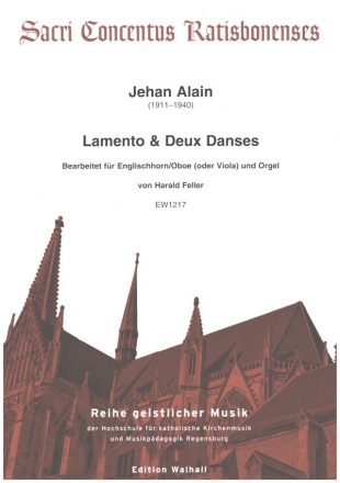 Lamento & 2 dances a Angi Yavishta fr Englischhorn/Oboe (Viola) und Orgel
