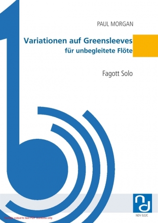 Variationen auf Greensleeves fr Flte