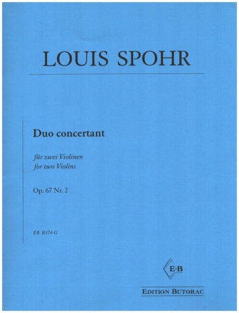 Duo concertant op. 67 Nr. 2 fr 2 Violinen Partitur und Stimmen