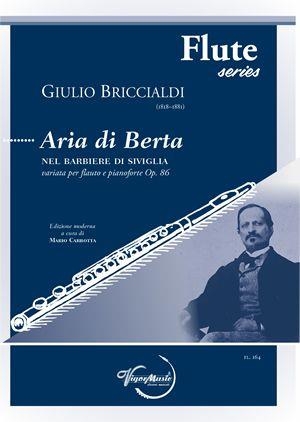 Giulio Briccialdi, Aria di Berta Op. 140 Flute and Piano Book