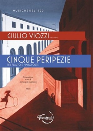 Giulio Viozzi, Cinque Peripezie Flute and Piano Book