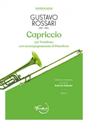 Gustavo Rossari, Capriccio Trombone and Piano Book & Part[s]