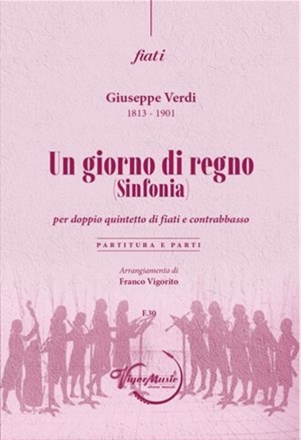 Giuseppe Verdi, Un Giorno Di Regno Double Woodwind Quintet and Double Bass Set