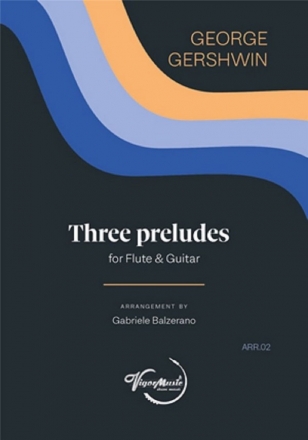 3 Preludes for flute and guitar score and flute part