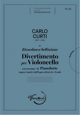 Carlo Curti, Divertimento Cello und Klavier Buch