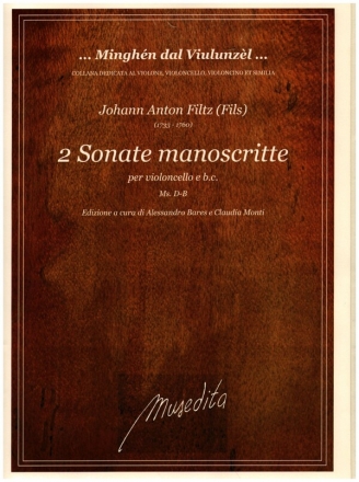 2 Sonate manoscritte per violoncello e Bc