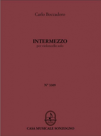 Carlo Boccadoro Intermezzo Violoncello