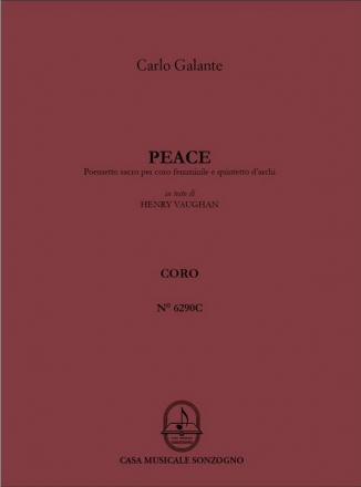 Carlo Galante Peace Female Choir and Harp (Stimme)