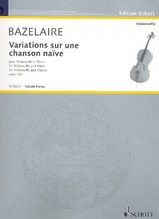 Variations sur une chanson nave op.125 fr Violoncello und Klavier