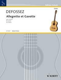 Allegretto et Gavotte Gitarre