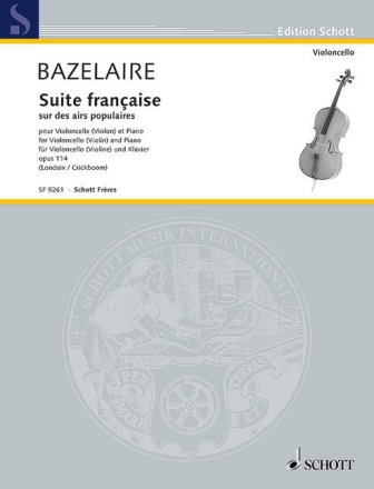 Suite fanaise op. 114 Blasinstrument in B und Klavier