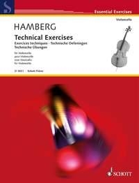 Hamberg, Th. van Exercises Techniques Violoncello